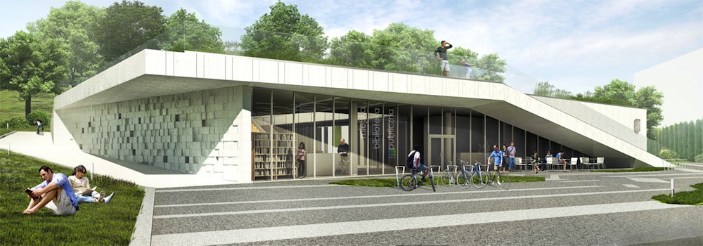 Biblioteka w Świeciu, proj. Front Architects (źródło: materiały prasowe organizatora)