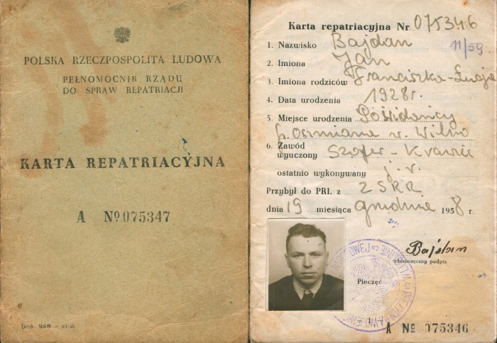 Karta repatriacyjna (źródło: mat. prasowe)