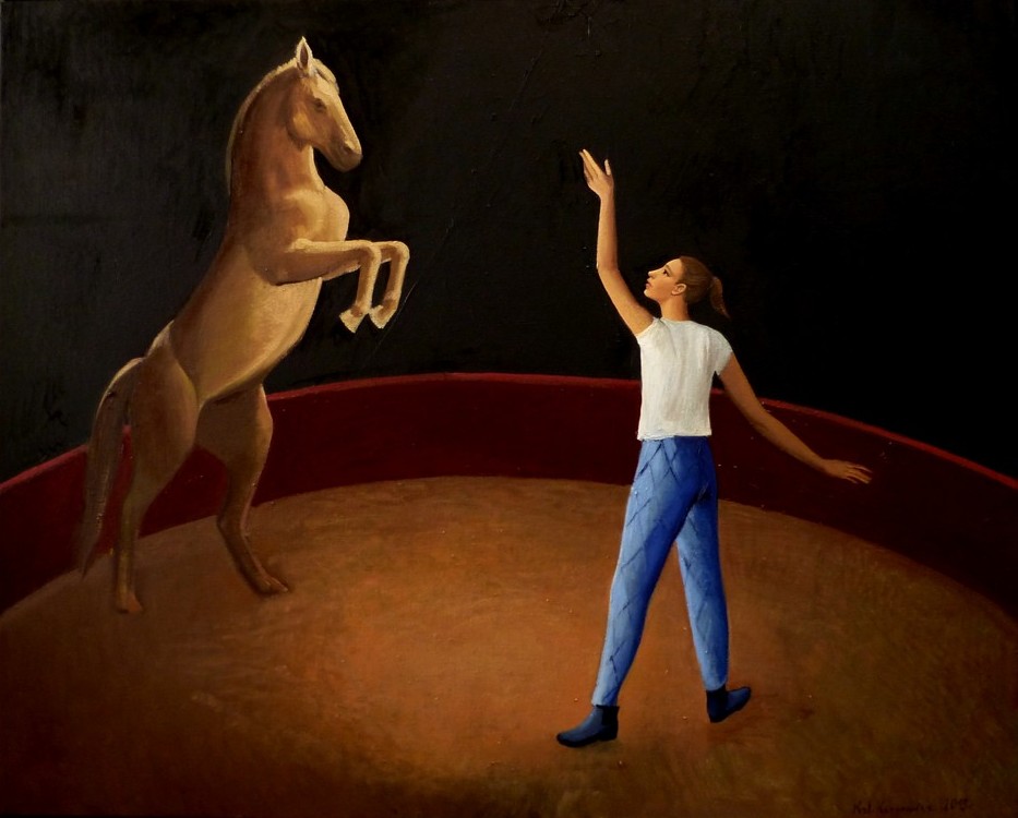 Katarzyna Karpowicz, „Dziewczyna i koń” (źródło: materiały prasowe organizatora)