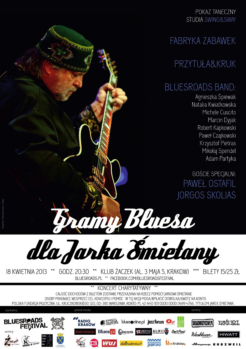 Koncert dla Jarka Śmietany, plakat (źródła: mat. prasowe)