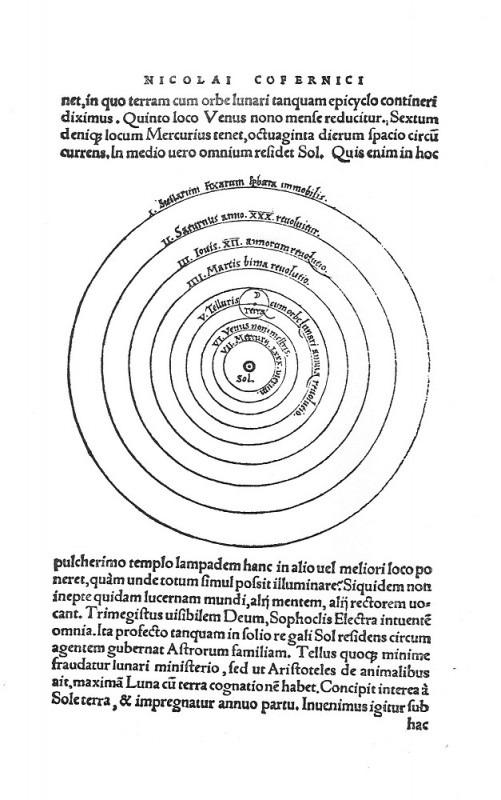Karta z I wydania „De revolutionibus” Mikołaja Kopernika (materiały prasowe)