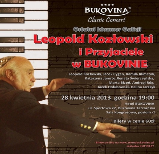 Leopold Kozłowski, plakat (źródło: mat. prasowe)