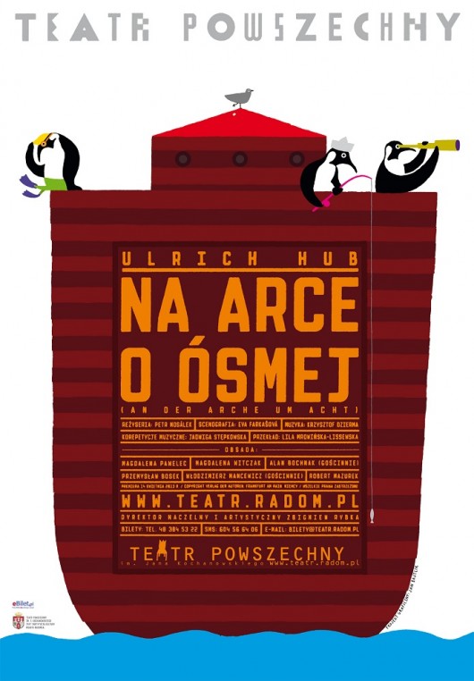 „Na arce o ósmej”, reż Petr Nosalek, Teatr Powszechny im. Jana Kochanowskiego w Radomiu (źródło: materiały prasowe)