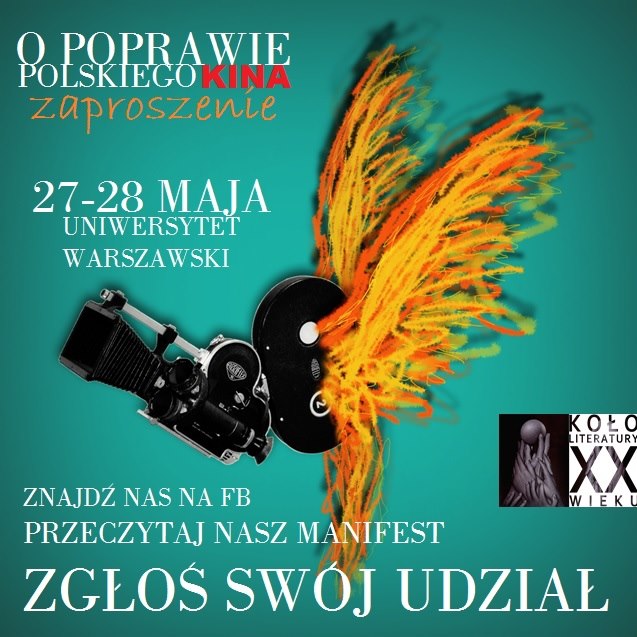 O poprawie polskiego kina, plakat (źródło: mat. prasowe)