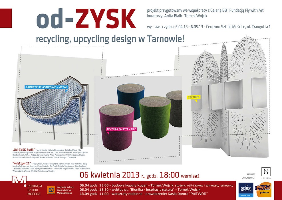 Projekt „od-ZYSK” - recycling, upcycling design (źródło: materiały prasowe organizatora)