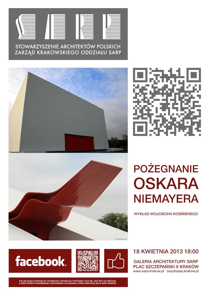 Pożegnanie Oscara Niemeyera – wykład Wojciecha Kosińskiego (źródło: materiały prasowe organizatora)