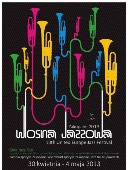 Wiosna Jazzowa Zakopane 2013, plakat (źródło: mat. prasowe)