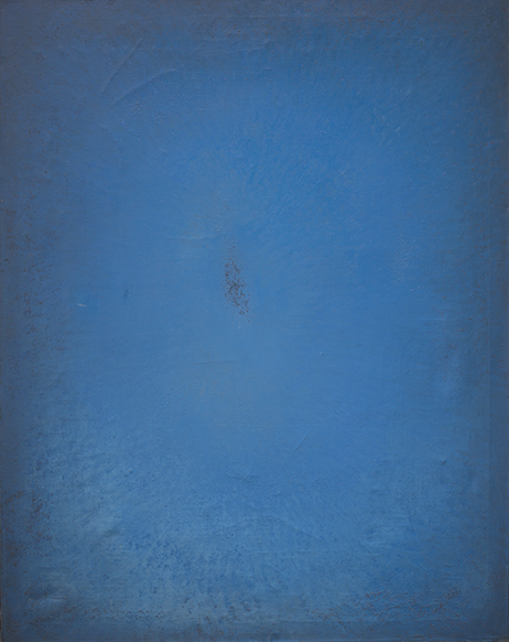 Kajetan Sosnowski, „Obraz pusty niebieski”, 1963-65, olej, płótno, własność prywatna (źródło: materiały prasowe organizatora)