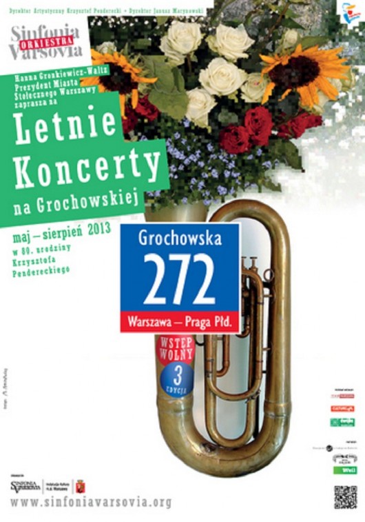 Letnie Koncerty na Grochowskiej, plakat (źródło: mat. prasowe)