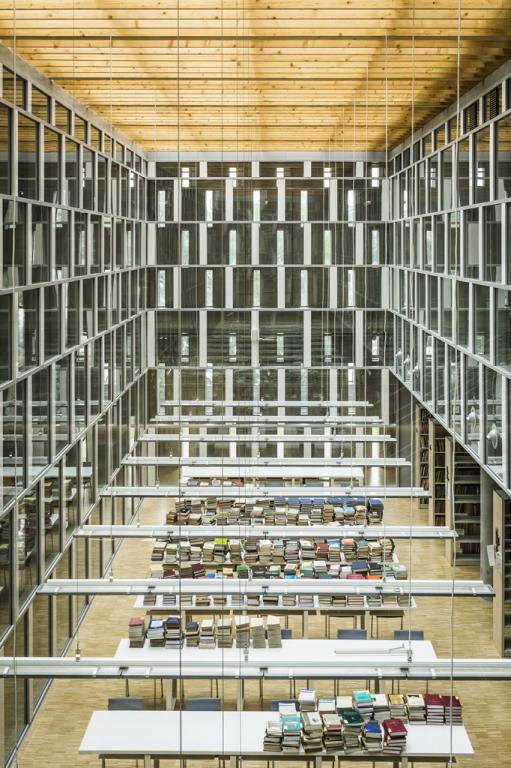 Centrum Informacji Naukowej i Biblioteka Akademicka w Katowicach (CINiBA), proj. HS99, fot. J. Certowicz (źródło: materiały prasowe)