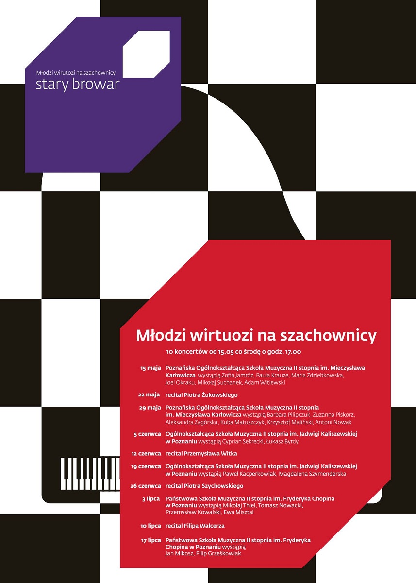 Młodzi wirtuozi na szachownicy, plakat (źródło: mat. prasowe)