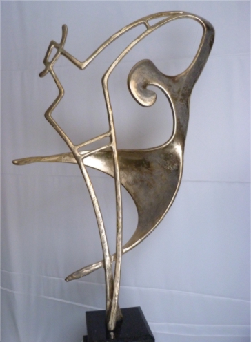 Stefan Wierzbicki, „Vivace II”, mosiądz, 135 cm, 2013 (źródło: materiały prasowe organizatora)