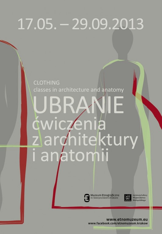 „Ubranie. Ćwiczenia z architektury i anatomii”, plakat (źródło: materiały prasowe organizatora)