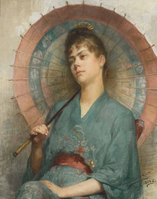 Anna Bilińska, „Japonka”, 1888, Kolekcja Del Debbio w Paryżu (źródło: materiały prasowe organizatora)