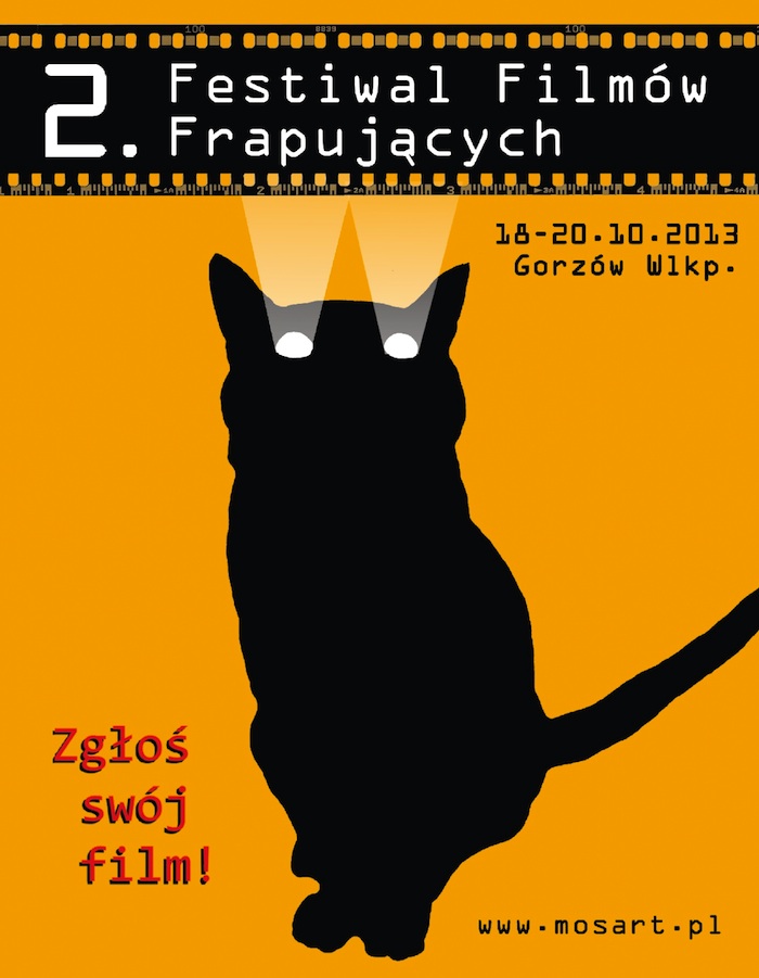 Festiwal Filmów Frapujących, plakat (źródło: materiały prasowe organizatora)