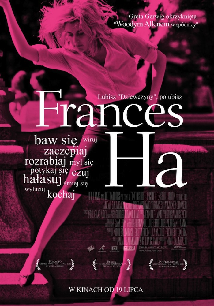 „Frances Ha” – plakat (źródło: materiały prasowe dystrybutora)