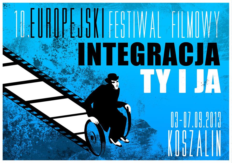 Europejski Festiwal Filmowy Integracja Ty i Ja, plakat, proj. Marcin Gręźlikowski (źródło: materiały prasowe organizatora)