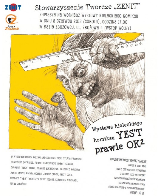 Jerzy Ozga, plakat do wystawy (źródło: materiały prasowe organizatora)