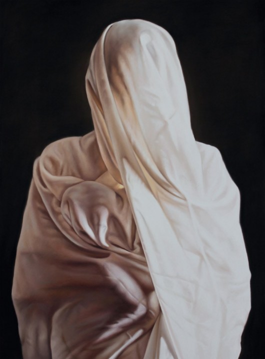 Maria Malczewska Bernhardt, „Portreit II”, 2012, Pastel, 140x100 cm (źródło: materiały prasowe organizatora)