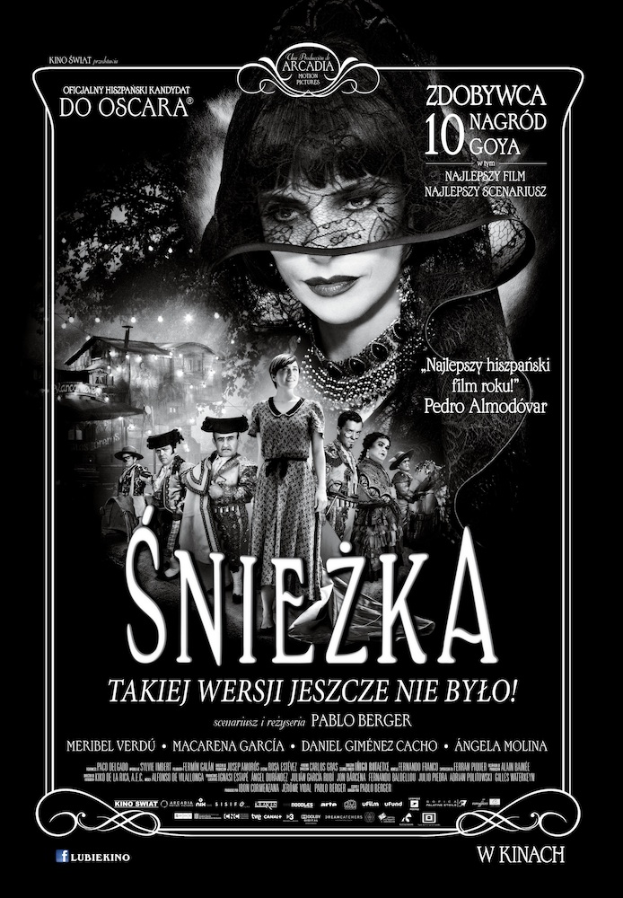 Plakat filmu „Śnieżka”, reż. Pablo Berger (źródło: materiały prasowe dystrybutora)