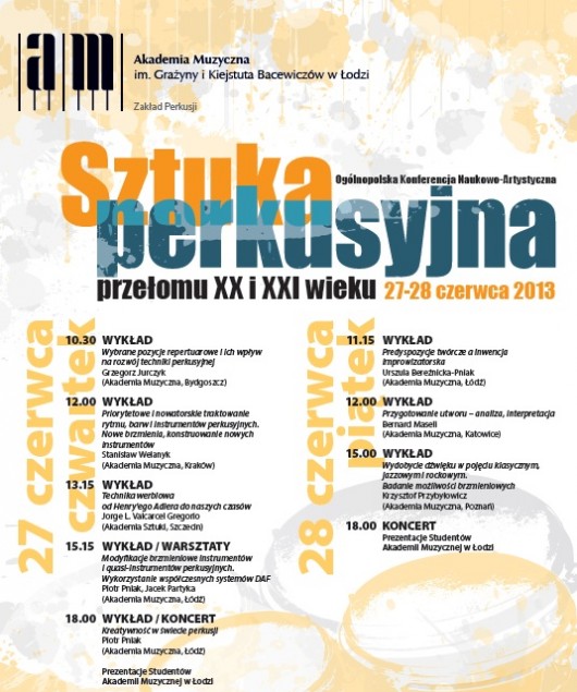 Plakat konferencji (źródło: mat. prasowe)