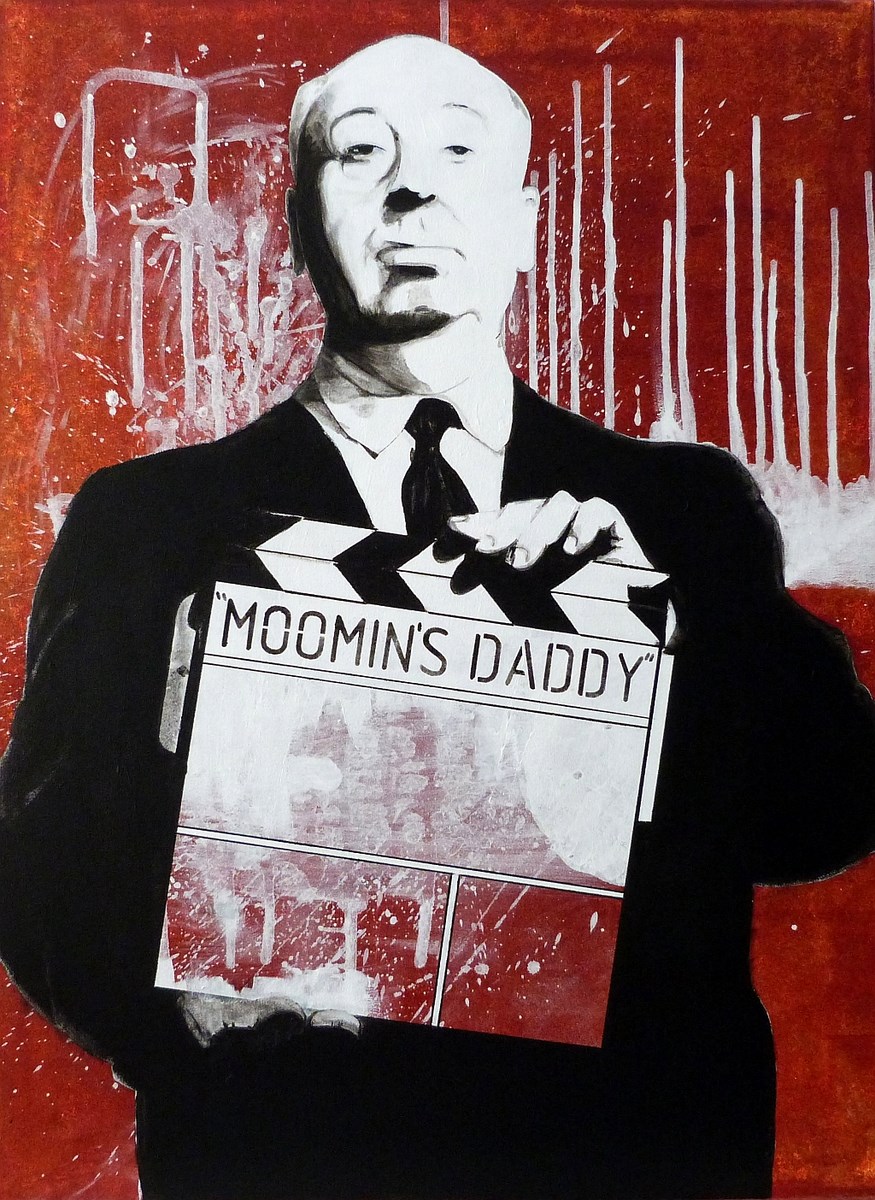Daniel Białowąs, „Moomin's Daddy”, 80x60cm, akryl, 2013 (źródło: materiały prasowe organizatora)