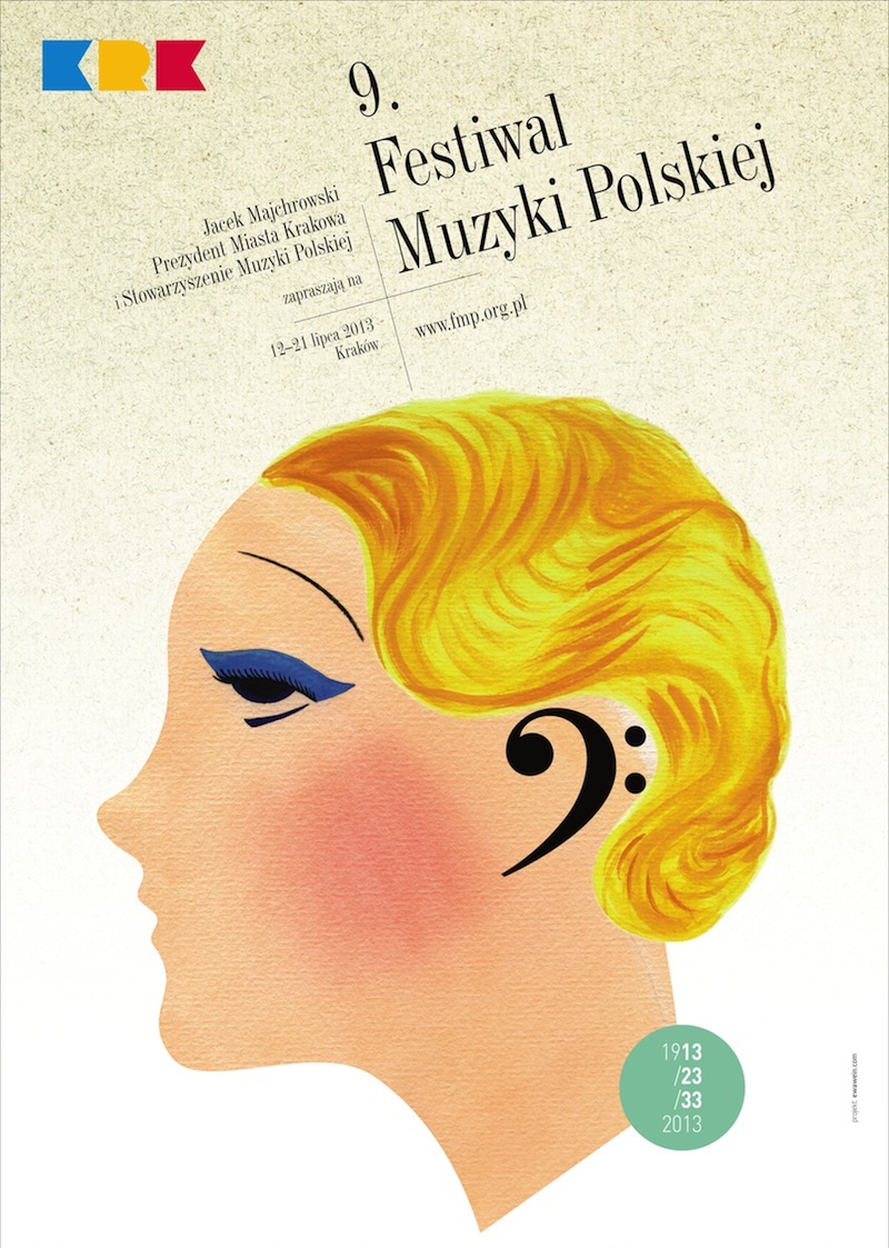 9. Festiwal Muzyki Polskiej, plakat (źródło: mat. prasowe)