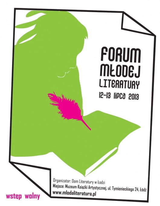 Forum Młodej Literatury - plakat (źródło: materiały prasowe)