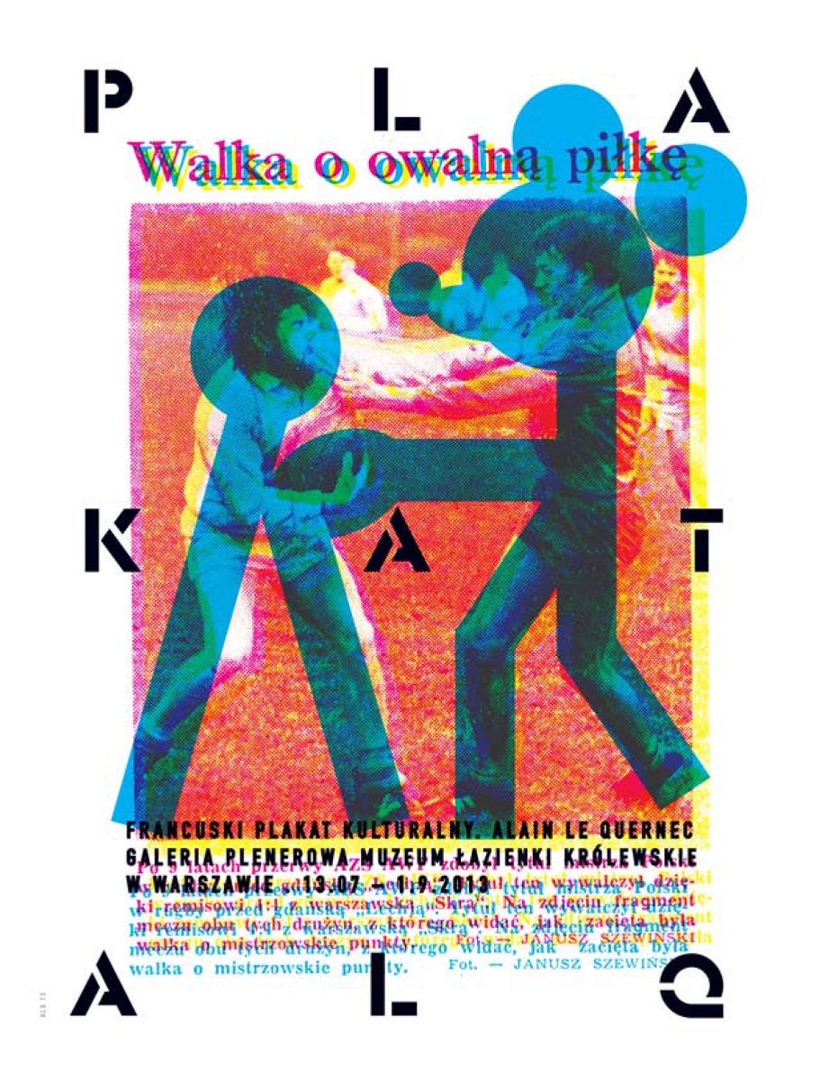 Zaproszenie na wystawę „Francuski Plakat Kulturalny”, Galeria Plenerowa Muzeum Łazienki Królewskie w Warszawie (źródło: materiały prasowe organizatora)