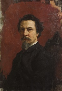 Henryk Siemiradzki, „Autoportret nieukończony”, olej na płótnie, po 1876 roku (źródło: materiały prasowe organizatora)