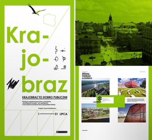 „Krajobraz jako dobro publiczne”, proj. graficzny: Paweł Kłudkiewicz (źródło: materiały prasowe organizatora)