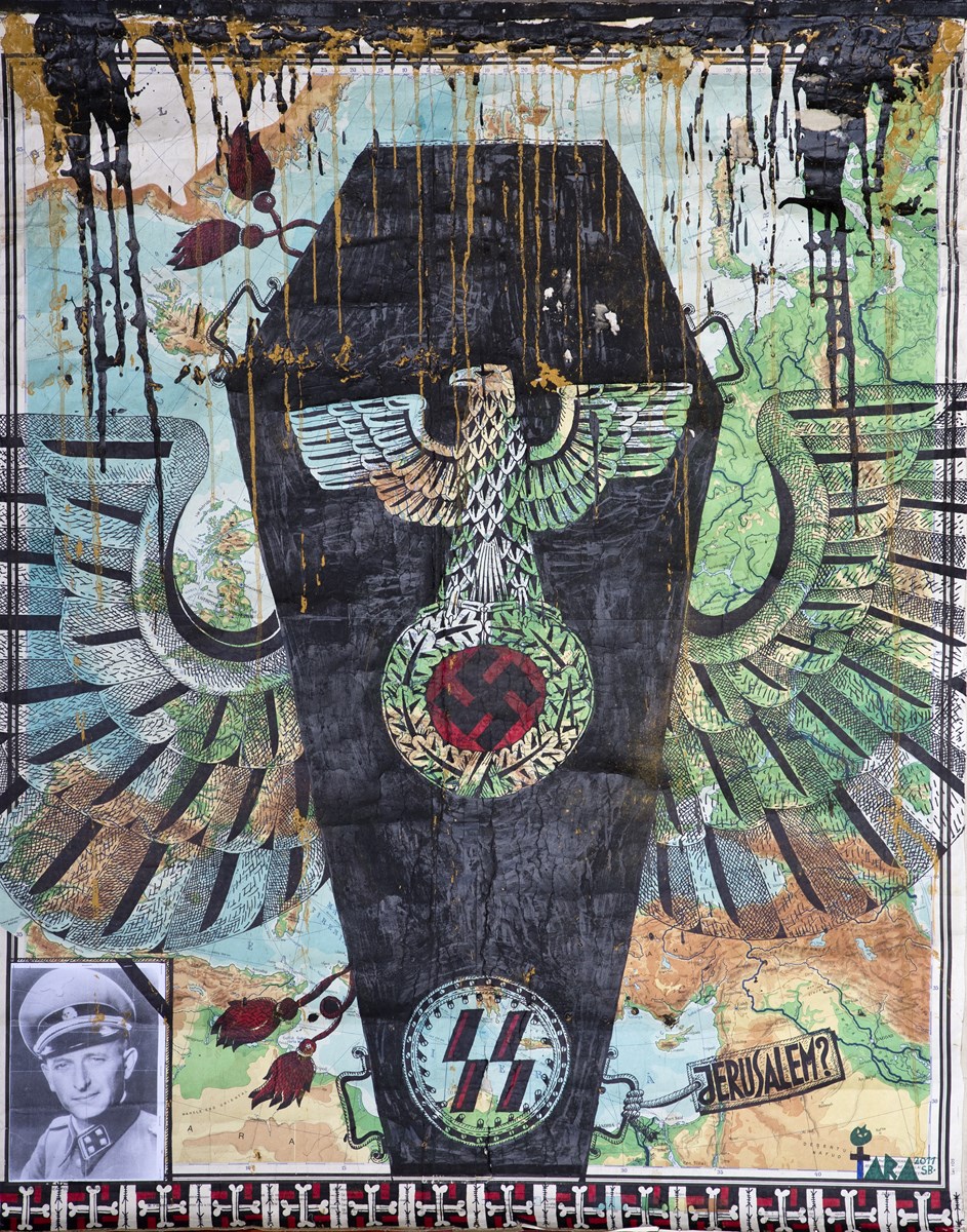 Tara (von Neudorf), „In the Name of Final Solution”, 165x133cm, 2011; ze zbiorów Anaid Art Gallery (źródło: materiały prasowe organizatora)