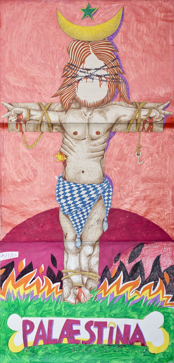 Tara (von Neudorf), „Palestina”, 209x100cm, 2006; ze zbiorów Anaid Art Gallery (źródło: materiały prasowe organizatora)