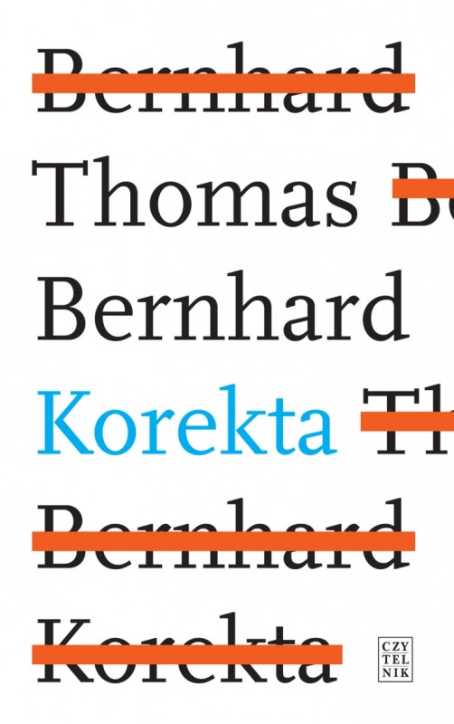 Thomas Bernhard „Korekta” – okładka (źródło: materiały prasowe)