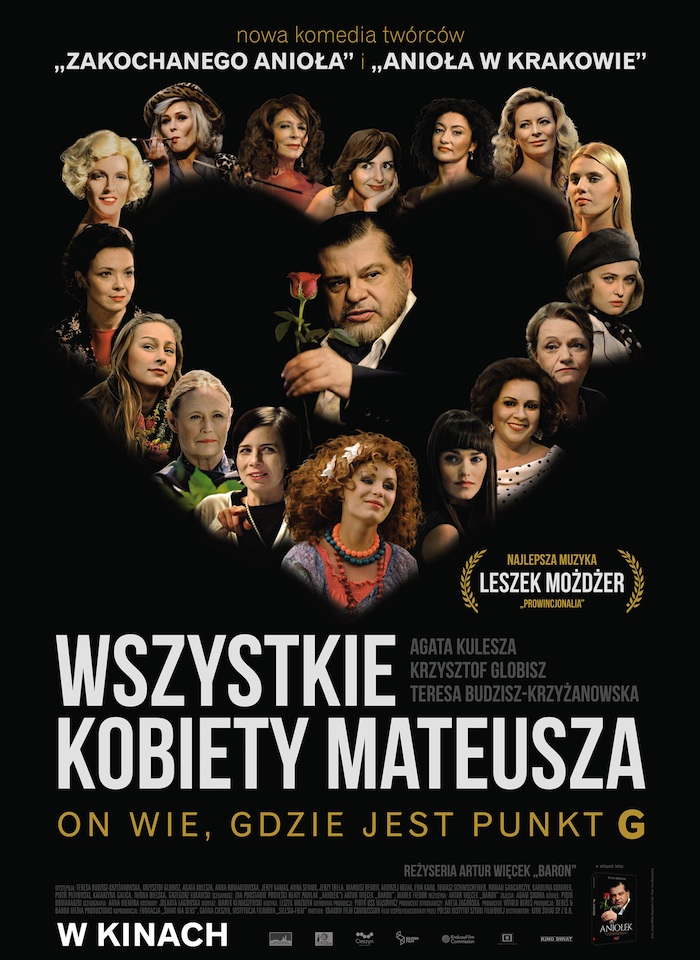 Plakat filmu „Wszystkie kobiety Mateusza” (źródło: materiały prasowe dystrybutora)