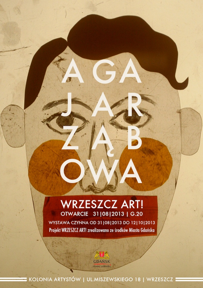 Aga Jarząbowa „Wrzeszcz Art!” – plakat (źródło: materiały prasowe)