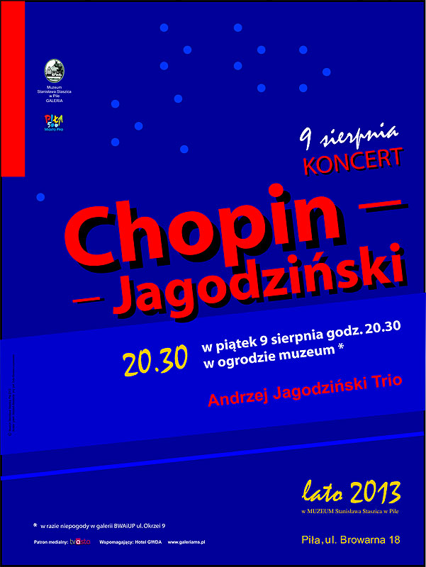 Chopin - Jagodziński, plakat (źródło: mat. prasowe)