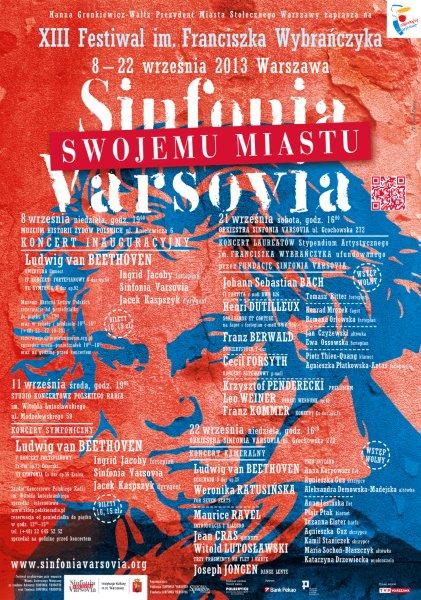 XIII Festiwal im. Franciszka Wybrańczyka, plakat (źródło: mat. prasowe)