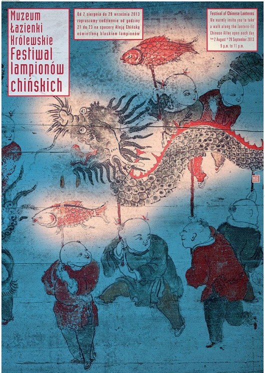 Festiwal Lampionów Chińskich, Muzeum Łazienki Królewskie w Warszawie – plakat (źródło: materiały prasowe)