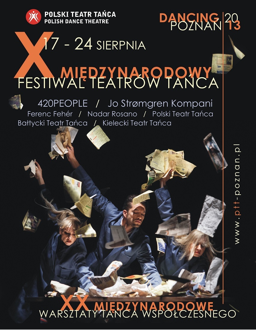 Festiwal Tańca-Poznań, plakat (źródło: mat. prasowe)