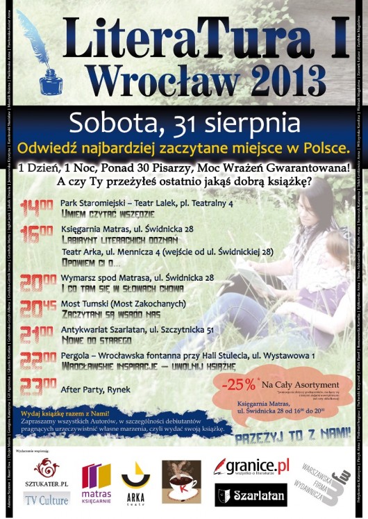 „LiteraTura I Wrocław 2013” – plakat (źródło: materiały prasowe)