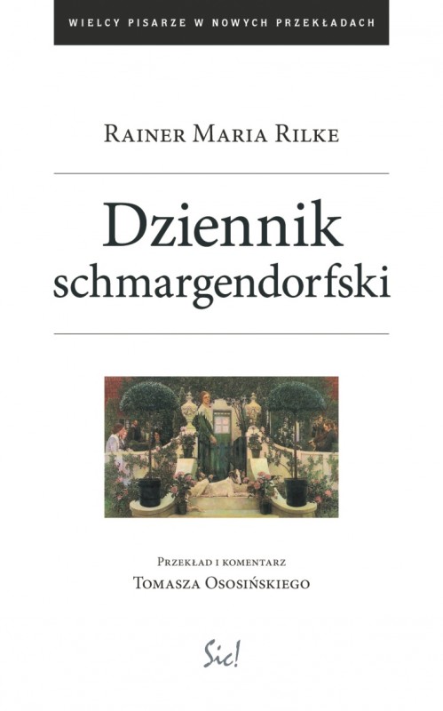 Rainer Maria Rilke „Dziennik schmargendorfski” – okładka (źródło: materiały prasowe)