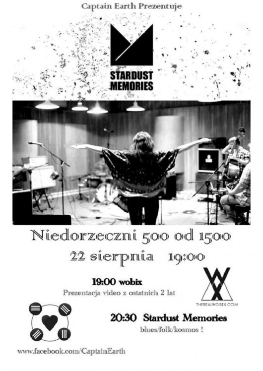 Koncert Stardust Memories, plakat (źródło: mat. prasowe)