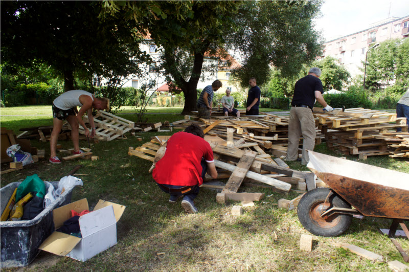 Arek Pasożyt, „DOM”, Projekt „Przebudzenie”, Elbląg, 2013 (źródło: materiały prasowe organizatora)