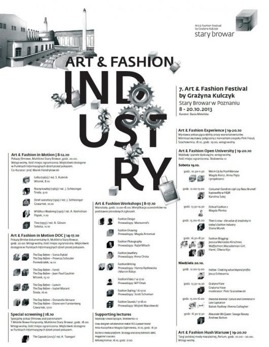 Program 7. Art & Fashion Festival (źródło: materiały prasowe organizatora)