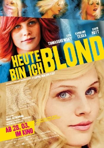 Plakat filmu „Dziś jestem blondynką”, reż. Marc Rothemund (źródło: materiały prasowe organizatora)