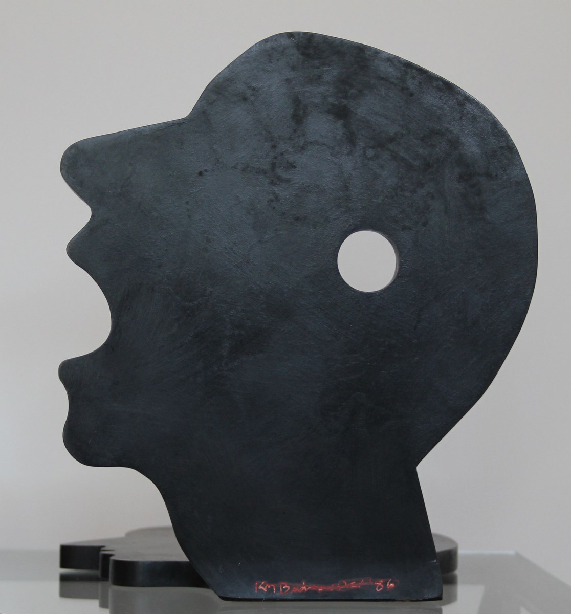 Krzysztof M. Bednarski, „Profil i jego cień”, 1986 (źródło: materiały prasowe organizatora)