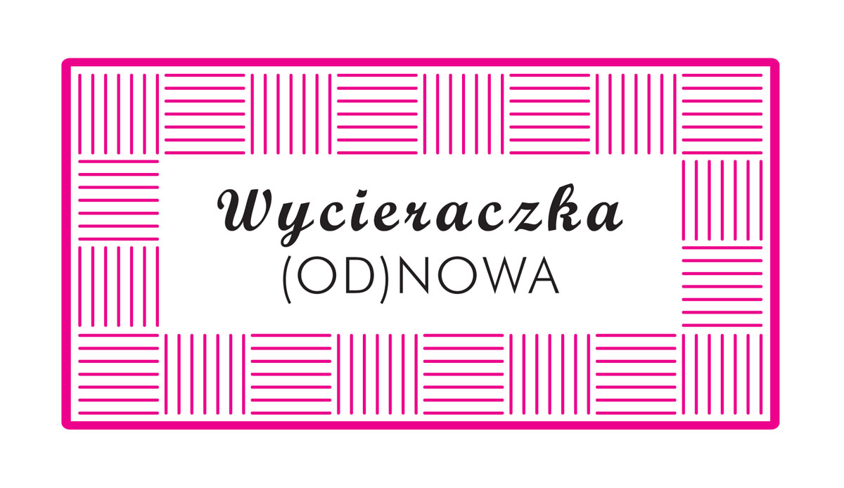 Mirosław Bałka, „Wycieraczka Od(nowa)”, MCK w Krakowie, logo akcji (źródło: materiały prasowe organizatora)