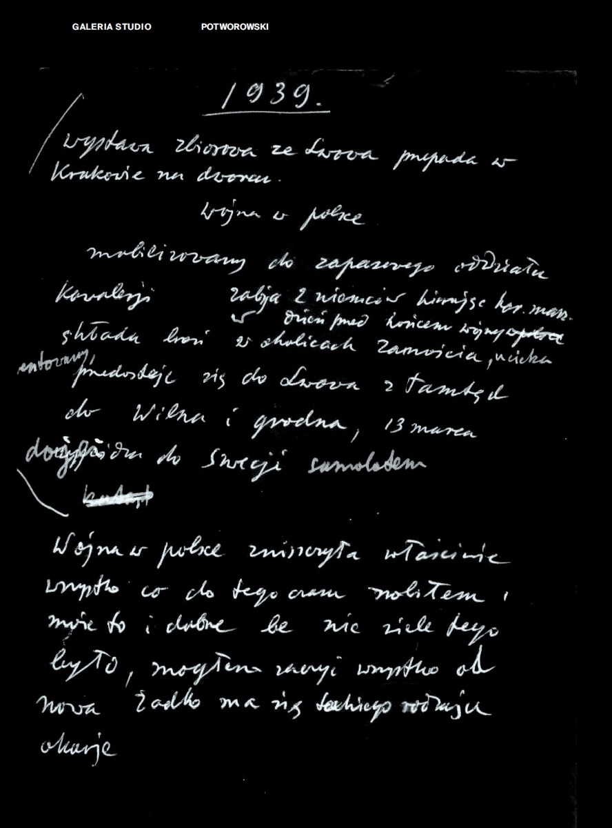 Rękopis Piotra Potworowskiego (źródło: materiały prasowe organizatora)