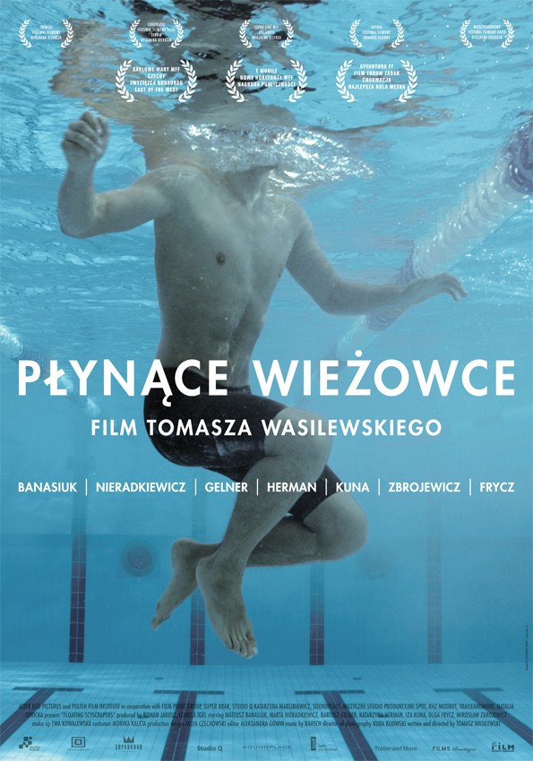 Plakat filmu „Płynące wieżowce”, reż. Tomasz Wasilewski (źródło: materiały prasowe dystrybutora)